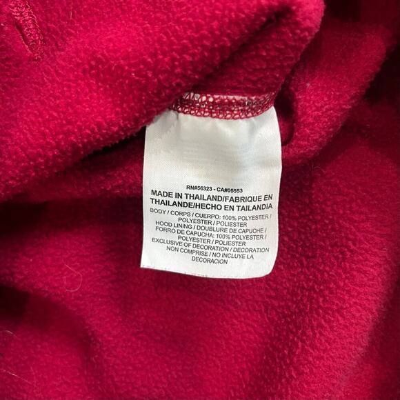 Nike Hoodie Sweatshirt Dri-Fit Hooded Long Sleeve Red Orange Athleisure Mens M - Picture 4 of 4